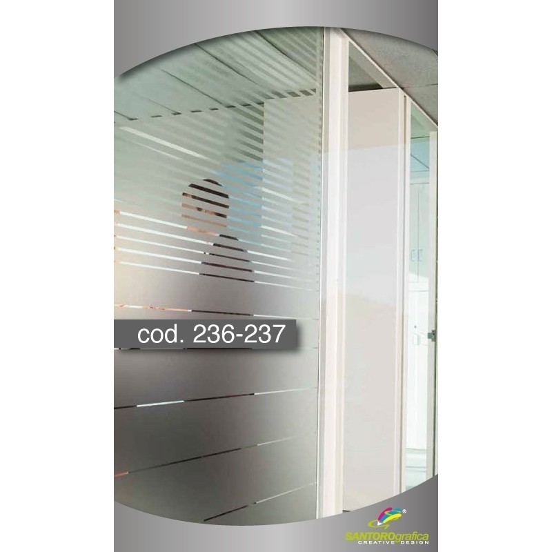 adesivo vetro privacy 236 - pellicola decorativa lunghezza 1m